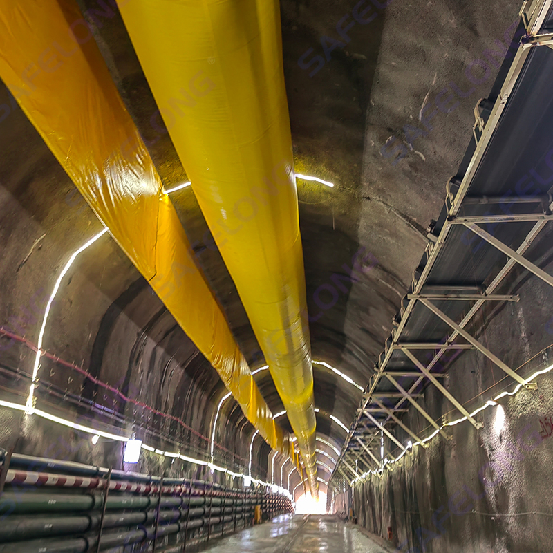 Conductă flexibilă de ventilație tunel